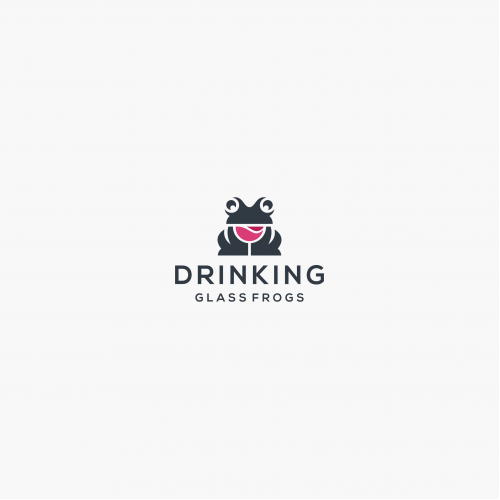 drinking glass frog logo thumb