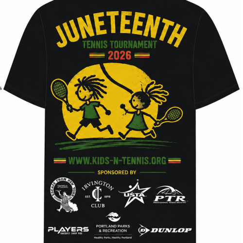 Tennis Tournament Event Merchandise Design