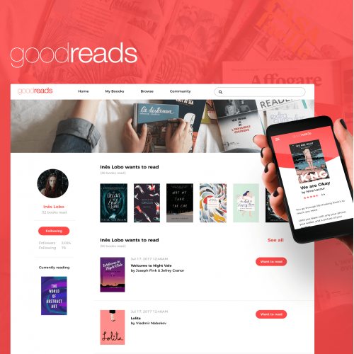 Goodreads Redesign thumb