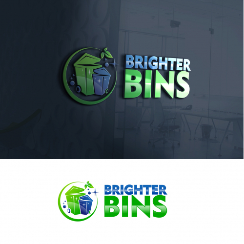 Cleaning Bin Logo Design thumb