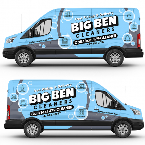 Big Ben Van wrap design thumb