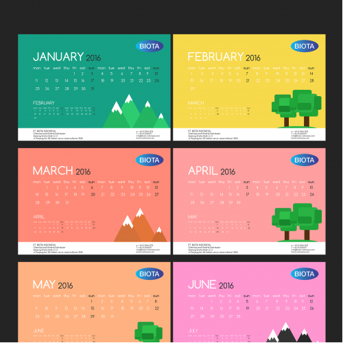 Calendar design