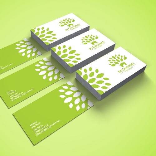 Business card thumb