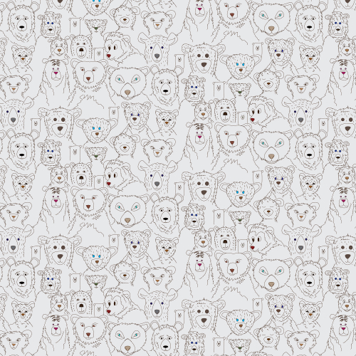 Portraits of bears