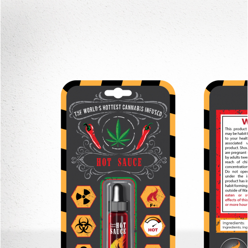 Fireline Cannabis blister pack design for client on 99d
