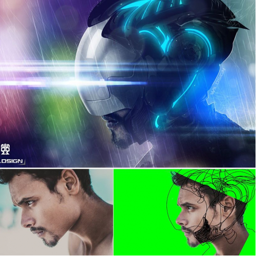 Photo Manipulation - Sci-fi character