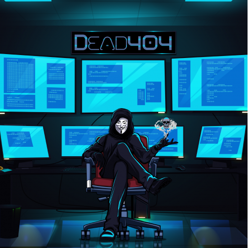 Hacker mascot character