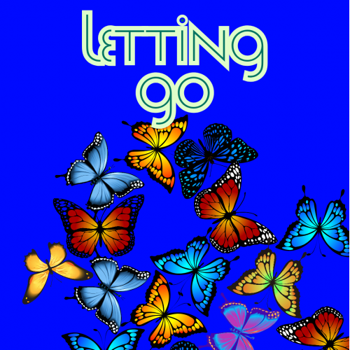 Blue butterfly New beginnings letting go