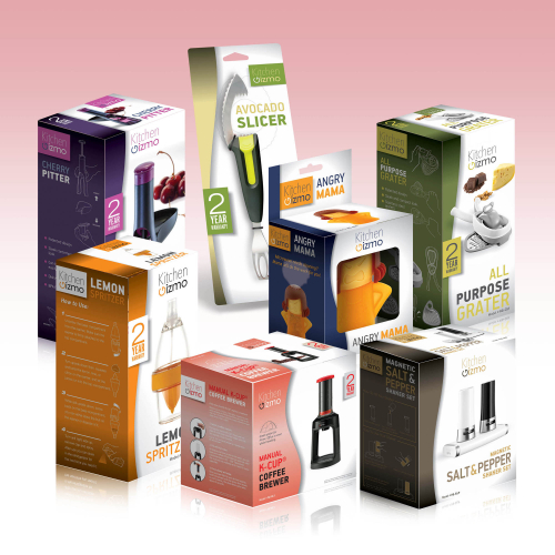 Kitchen Gizmo packaging series thumb