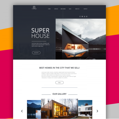 Super House Web Design Portfolio thumb