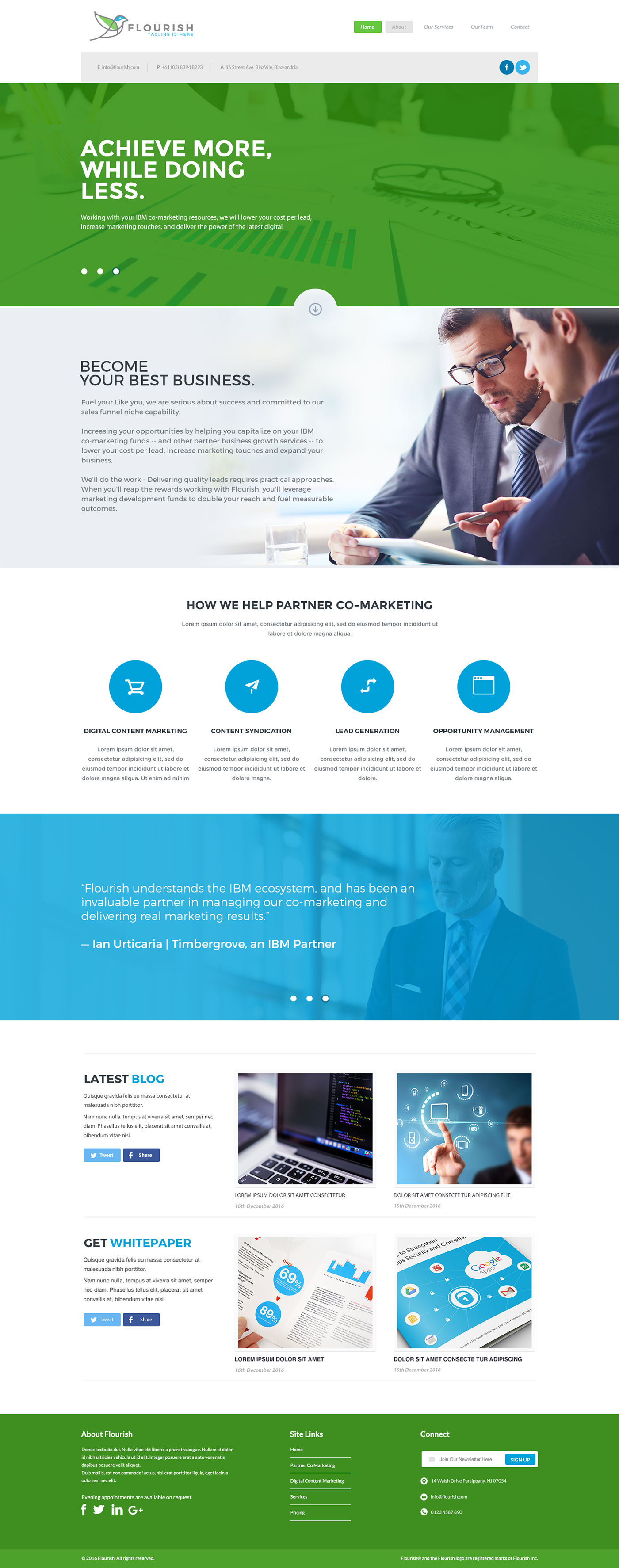 Web Design For Flourish thumb