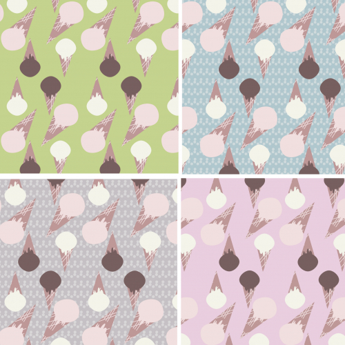 Ice Cream Pattern Collection