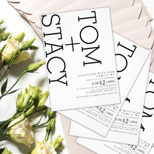 Modern Wedding Stationery