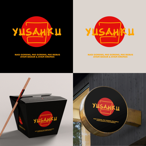 Yasahku logo packaging