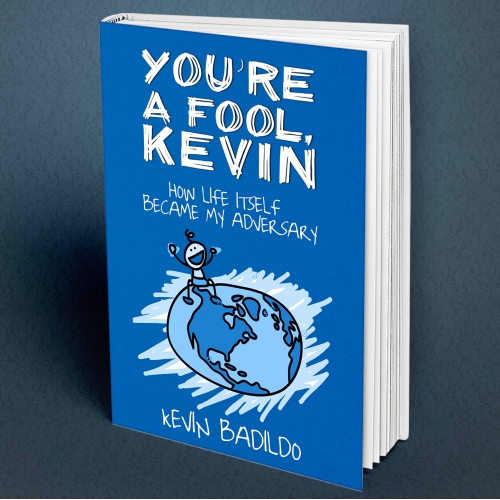 Playful cover for a quirky Biography. thumb
