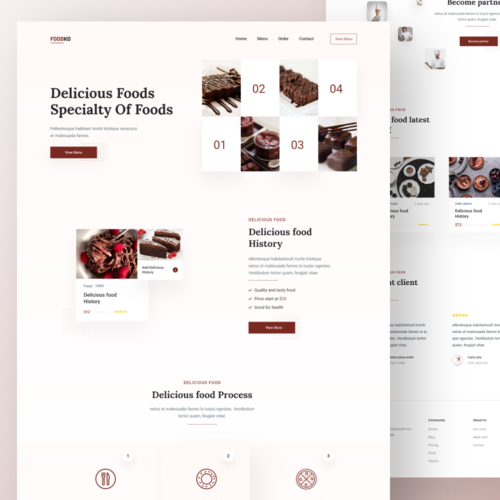 Food Delivery Website thumb