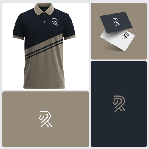 Letter R with Horse logo design