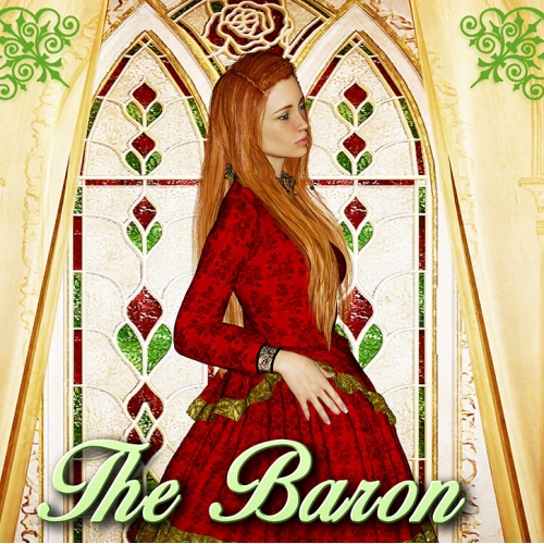 Book Cover - Template 6x9 inches -The Baron of my fearful Heart - 1.jpg thumb