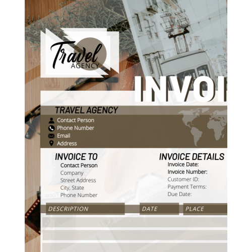 Travel Agency Invoice