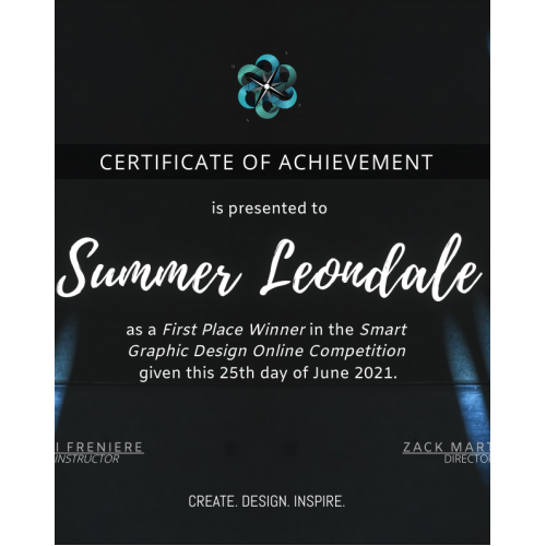 Simple Dark Certificate