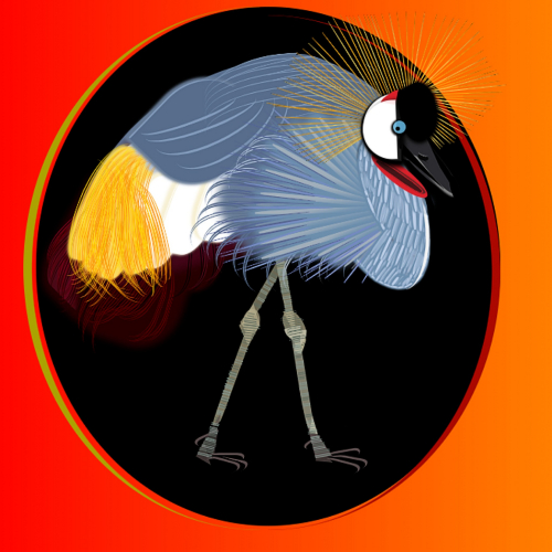 Digital Crowned Crane