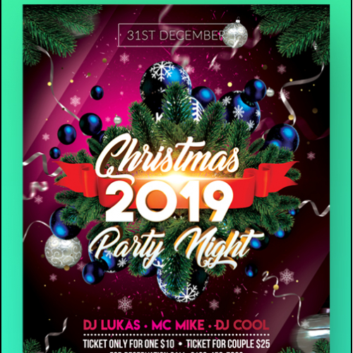 christmas flyer template