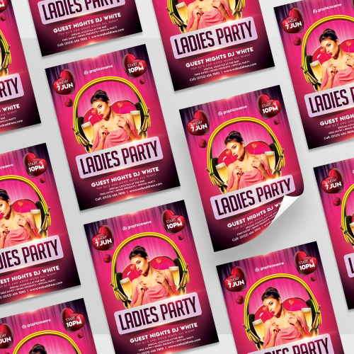 Ladies Party Flyer Template