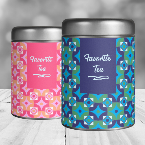 Packaging seamless geometric pattern