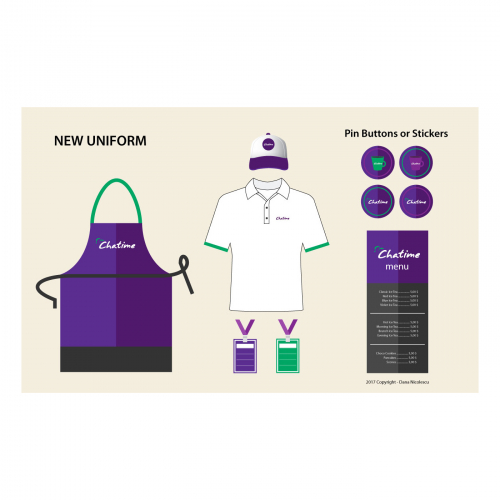 Rebranding Uniform for fast food service