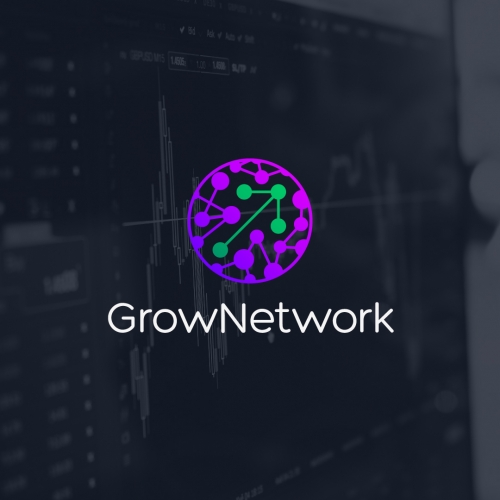 Grow Network Logo Design