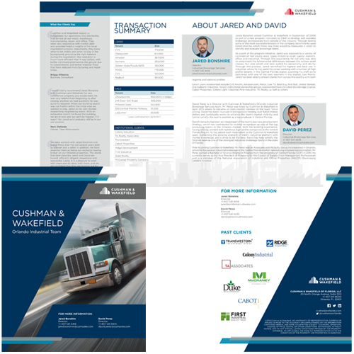 Commercial Real Estate Team Brochure