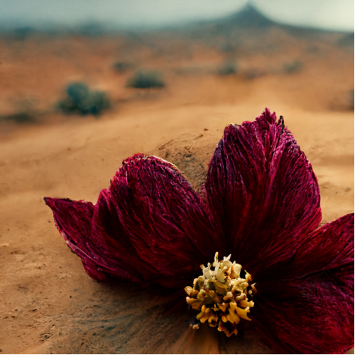 Flower in the desert