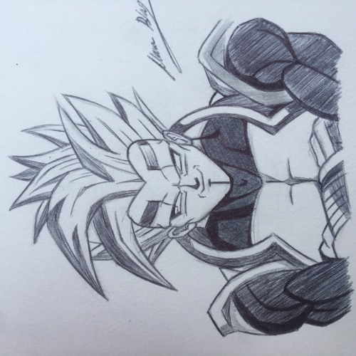 Baby Vegeta fast Drawing fromDragon Ball GT