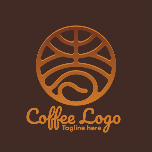 elegant coffee logo design