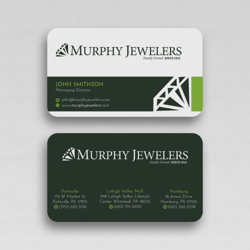 Business card design thumb