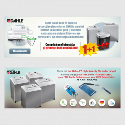 Dahle web banners