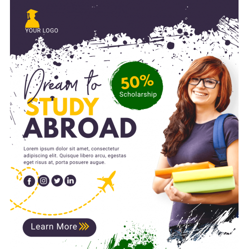 Study Abroad Instagram Post