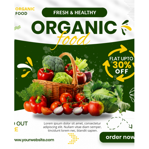 Organic Food Promotion IG Post