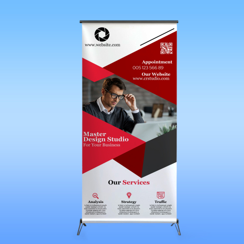Roll up banner design
