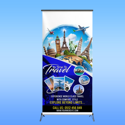 Travel Roll up banner design