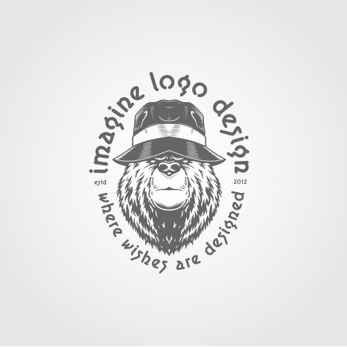 BEAR VINTAGE IMAGINE retro LOGO thumb