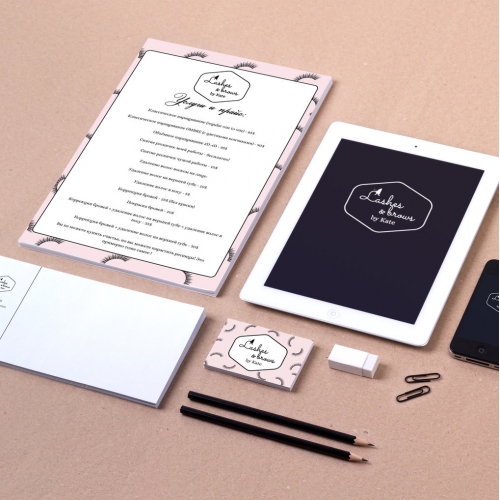 Lashes and Brows Brand Identity thumb