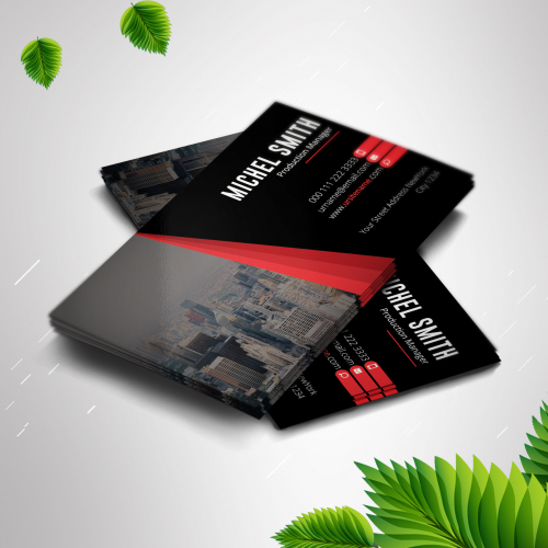 Real estate business card design thumb