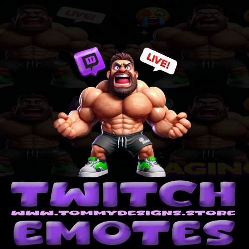 Twitch Emotes By Tommy Designs