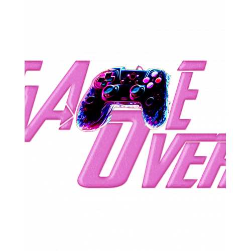Game Over Console Controller Art | Perfect for Shirts