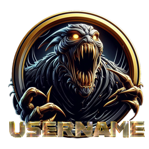 Monster Beast Logo Variant Two