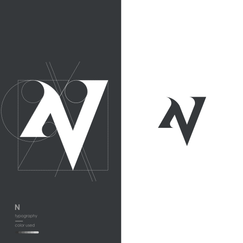 monogram N