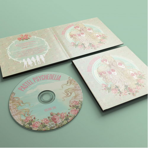 PASTEL PSYCHEDELIA - CD Packaging Design Mockup thumb
