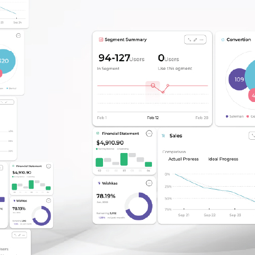 Clean, modern SaaS dashboard UI