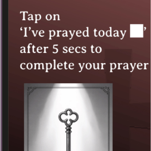 christian prayer mobile app ui